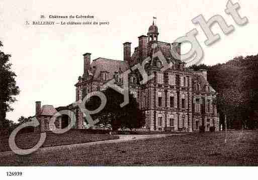 Ville de BALLEROY, carte postale ancienne