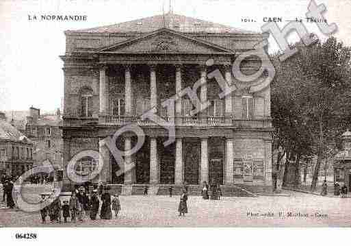 Ville de CAEN, carte postale ancienne