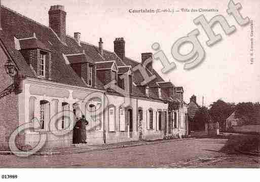 Ville de COURTALAIN, carte postale ancienne