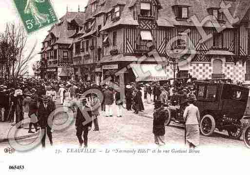 Ville de DEAUVILLE, carte postale ancienne