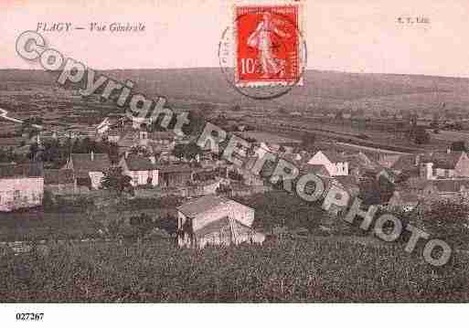 Ville de FLAGY, carte postale ancienne