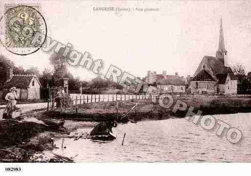 Ville de LANGESSE, carte postale ancienne