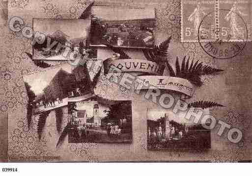 Ville de LOUGRES, carte postale ancienne