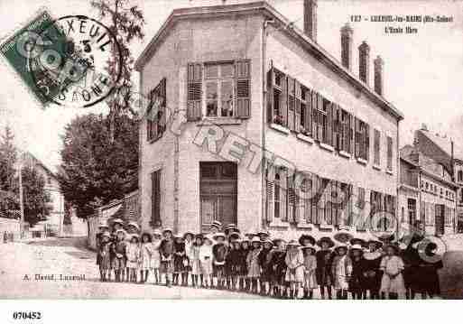 Ville de LUXEUILLESBAINS, carte postale ancienne