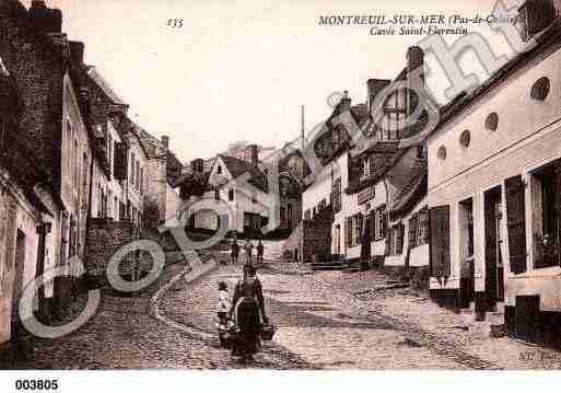Ville de MONTREUILSURMER, carte postale ancienne