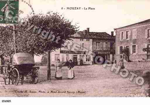 Ville de MOUZAY, carte postale ancienne