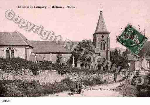 Ville de REHON, carte postale ancienne