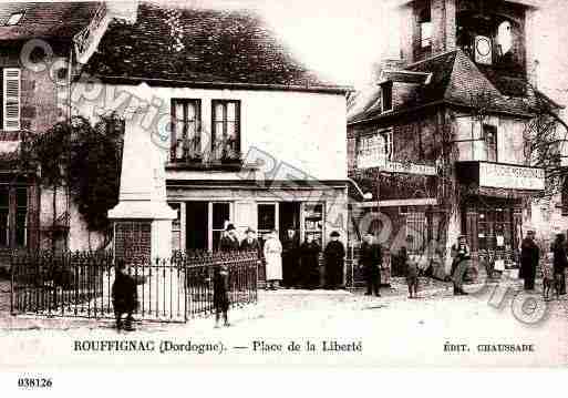 Ville de ROUFFIGNACDESIGOULES, carte postale ancienne