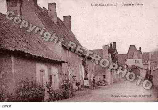 Ville de SERMAISE, carte postale ancienne