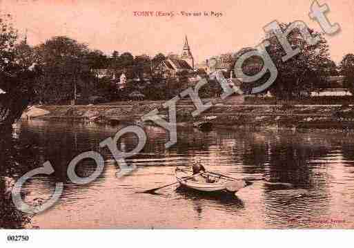 Ville de TOSNY, carte postale ancienne