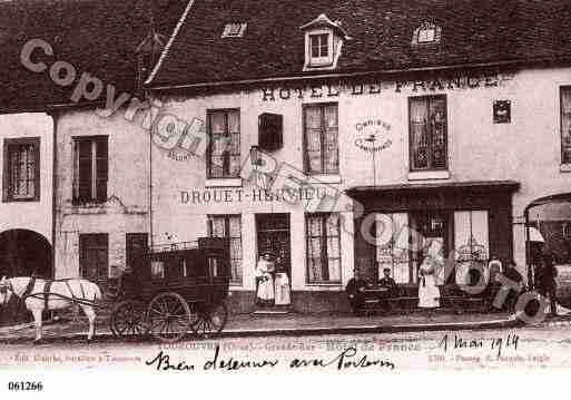 Ville de TOUROUVRE, carte postale ancienne