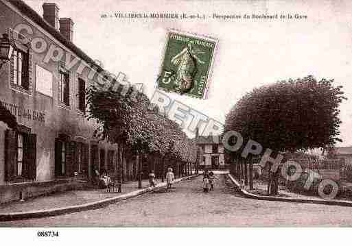 Ville de VILLIERSLEMORHIER, carte postale ancienne