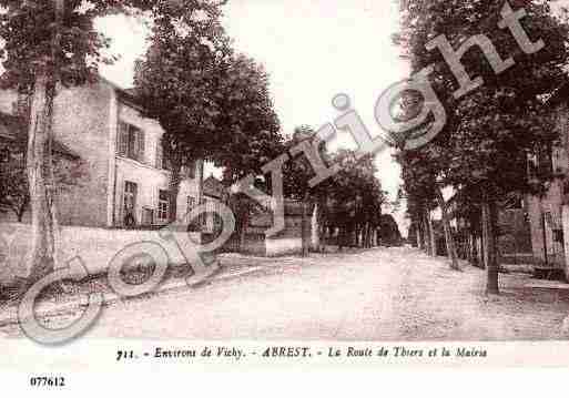 Ville de ABREST, carte postale ancienne