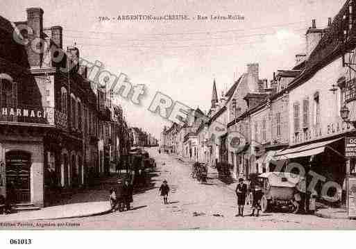 Ville de ARGENTONSURCREUSE, carte postale ancienne