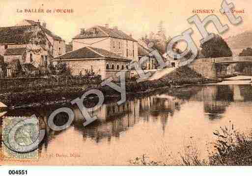 Ville de GISSEYSUROUCHE, carte postale ancienne