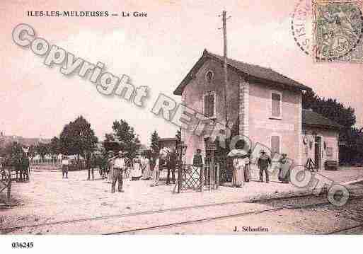 Ville de ISLESLESMELDEUSES, carte postale ancienne