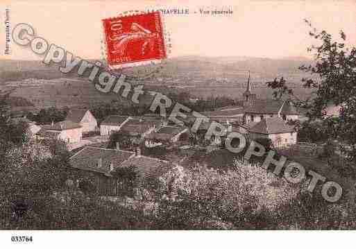 Ville de LACHAPELLE, carte postale ancienne