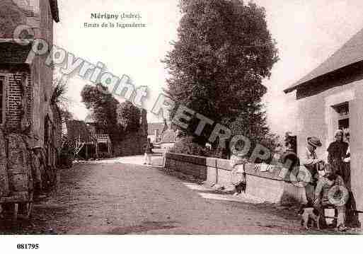 Ville de MERIGNY, carte postale ancienne