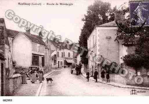 Ville de MONTBOUY, carte postale ancienne