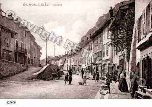 Ville de MONTMELIAN, carte postale ancienne
