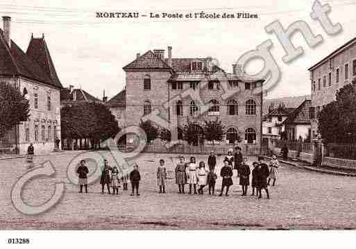 Ville de MORTEAU, carte postale ancienne