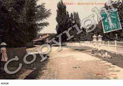 Ville de PESSAC, carte postale ancienne