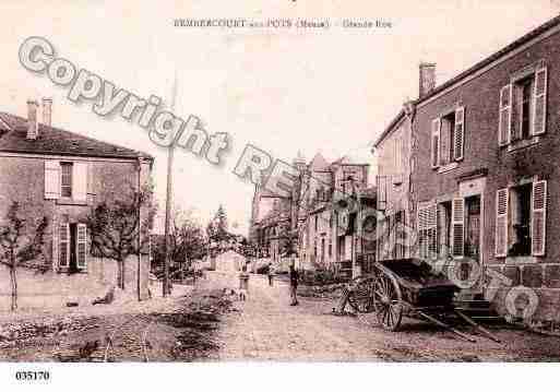 Ville de REMBERCOURTAUXPOTS, carte postale ancienne