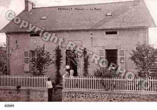 Ville de REMILLY, carte postale ancienne