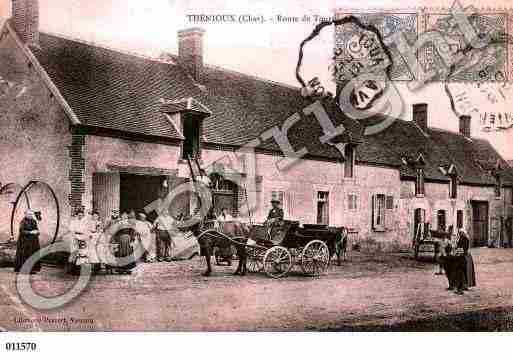 Ville de THENIOUX, carte postale ancienne