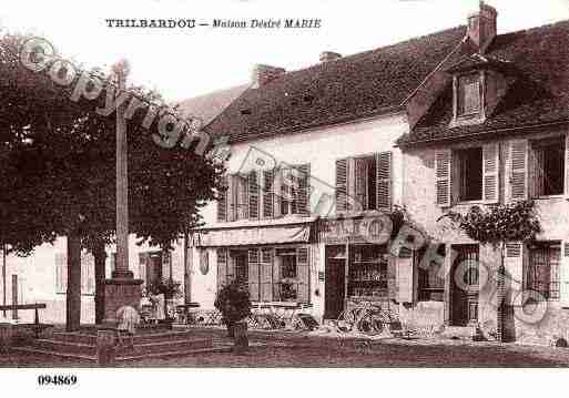 Ville de TRILBARDOU, carte postale ancienne