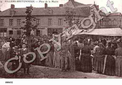 Ville de VILLERSBRETONNEUX, carte postale ancienne