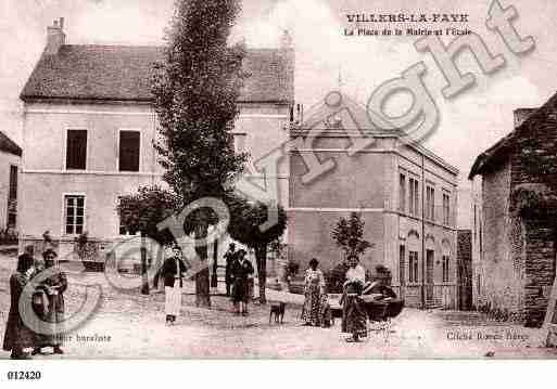 Ville de VILLERSLAFAYE, carte postale ancienne