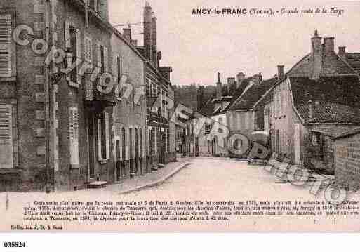 Ville de ANCYLEFRANC, carte postale ancienne