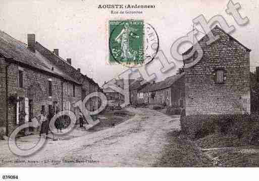 Ville de AOUSTE, carte postale ancienne