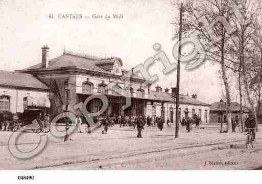 Ville de CASTRES, carte postale ancienne