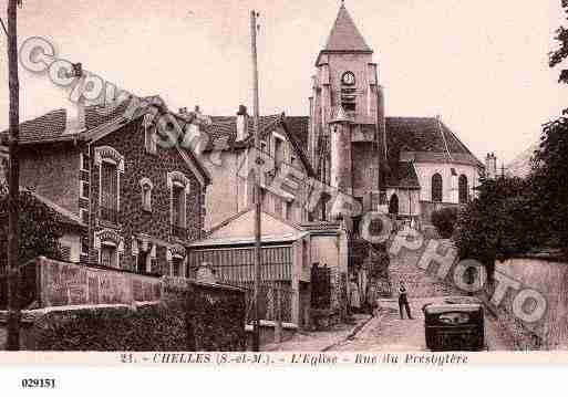 Ville de CHELLES, carte postale ancienne