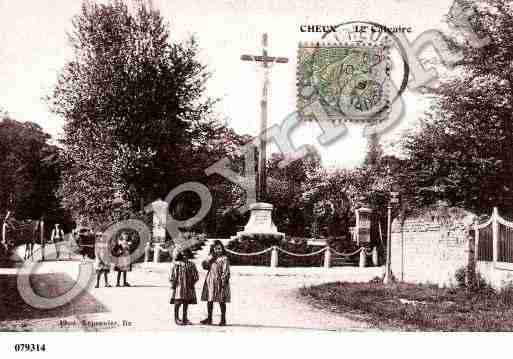 Ville de CHEUX, carte postale ancienne