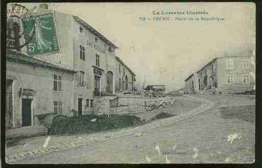 Ville de CREVIC, carte postale ancienne