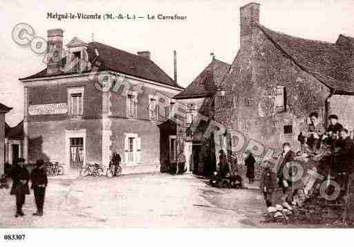 Ville de MEIGNELEVICOMTE, carte postale ancienne