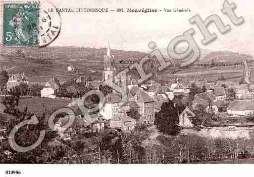 Ville de NEUVEGLISE, carte postale ancienne