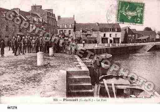 Ville de PLANCOET, carte postale ancienne