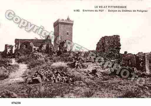 Ville de POLIGNAC, carte postale ancienne