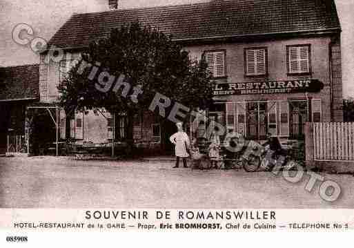 Ville de ROMANSWILLER, carte postale ancienne