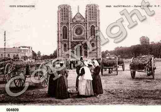 Ville de SAINTMALO, carte postale ancienne