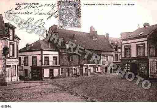 Ville de TILLIERESSURAVRE, carte postale ancienne