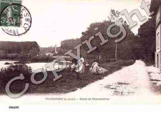 Ville de TRILBARDOU, carte postale ancienne