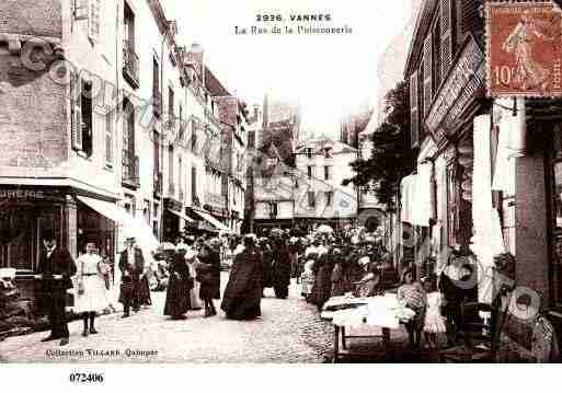 Ville de VANNES, carte postale ancienne