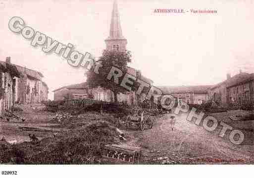 Ville de ATHIENVILLE, carte postale ancienne