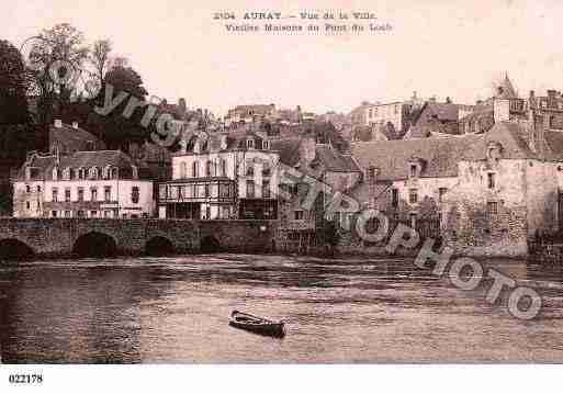 Ville de AURAY, carte postale ancienne
