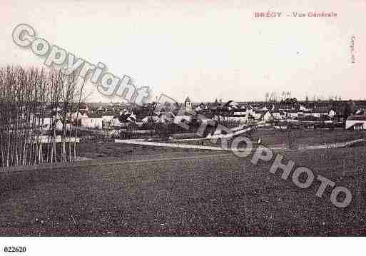 Ville de BREGY, carte postale ancienne